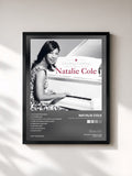 #noir Tableau de l'album Caroling, Caroling: Christmas With Natalie Cole de Natalie Cole, cadre noir, imprimé et encadré en France