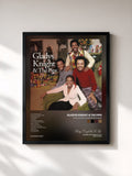 #noir Tableau de l'album The Classic Christmas Album de Gladys Knight & The Pips, cadre noir, imprimé et encadré en France