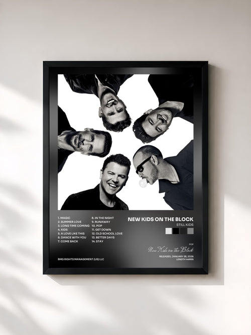 New Kids on the Block · Still Kids — Affiche encadrée
