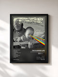 #noir The Flaming Lips And Stardeath And White Dwarfs With Henry Rollins And Peaches Doing Dark Side Of The Moon von The Flaming Lips als gerahmter Kunstdruck, schwarzer Rahmen, gedruckt und gerahmt in Frankreich