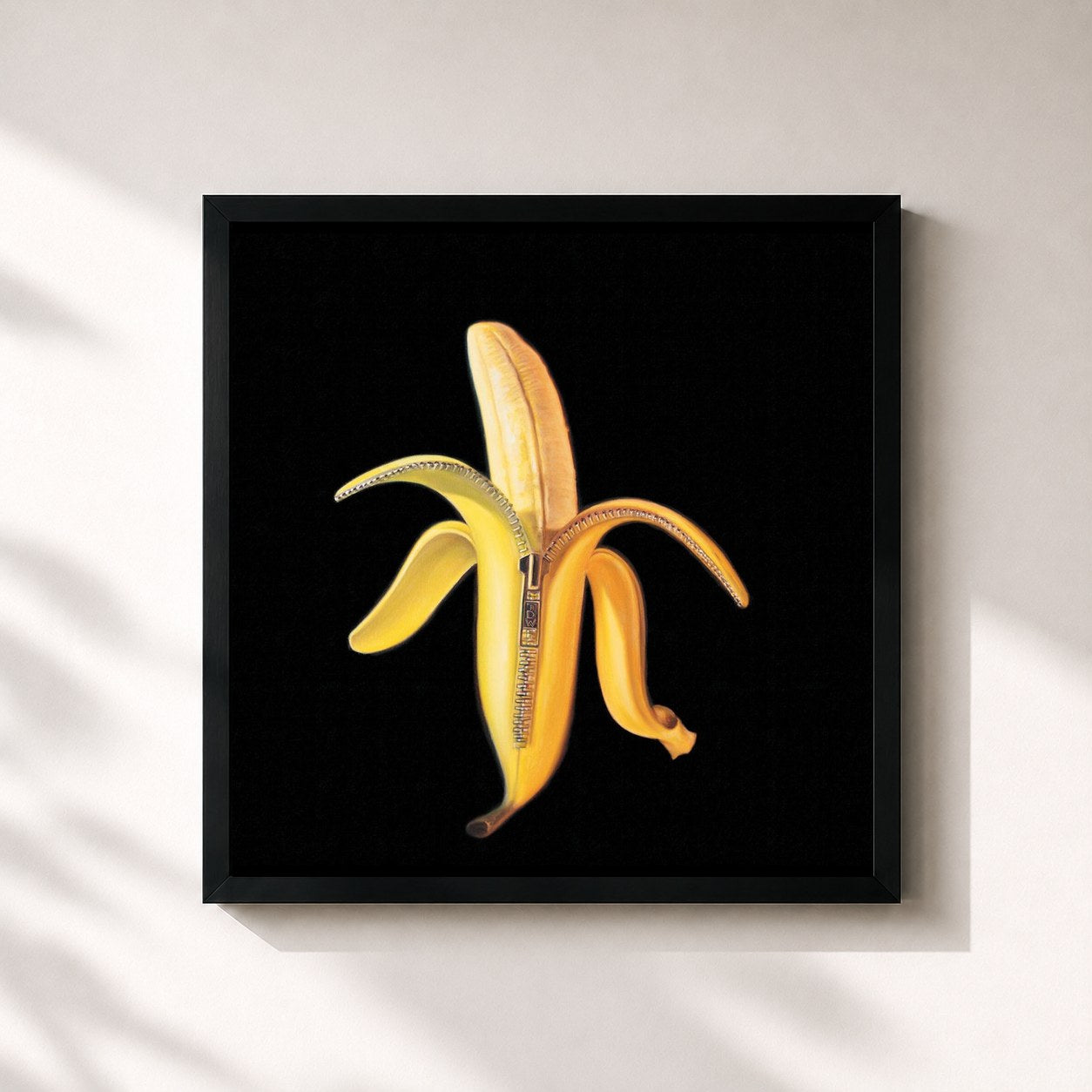 #noir Tableau carré de l'album Welcome To The Monkey House de The Dandy Warhols, cadre noir 32x32 cm