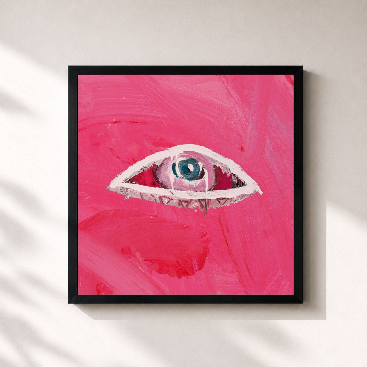 #noir Tableau carré de l'album FEVER DREAM de Of Monsters And Men, cadre noir 32x32 cm