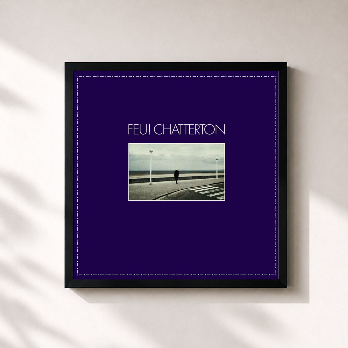 #noir Feu! Chatterton - EP [Deezer Session] von Feu! Chatterton als quadratischer Kunstdruck, schwarzer Rahmen 32x32 cm