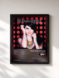 #noir Tableau de l'album Kiss & Tell (European Version) de Selena Gomez & The Scene, cadre noir, imprimé et encadré en France