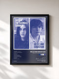 #noir Tableau de l'album Days of the Bagnold Summer de Belle and Sebastian, cadre noir, imprimé et encadré en France
