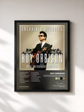 #noir Tableau de l'album Unchained Melodies: Roy Orbison & The Royal Philharmonic Orchestra de Roy Orbison, cadre noir, imprimé et encadré en France