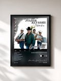 #noir Tableau de l'album Corazón Mágico de Julion Alvarez Y Su Norteño Banda, cadre noir, imprimé et encadré en France