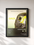 #noir Tableau de l'album Gaze de The Beautiful South, cadre noir, imprimé et encadré en France