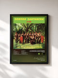 #noir Tableau de l'album La Boa de La Sonora Santanera, cadre noir, imprimé et encadré en France