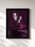 #noir Tableau de l'album Everchanging Times de Trijntje Oosterhuis, cadre noir, imprimé et encadré en France