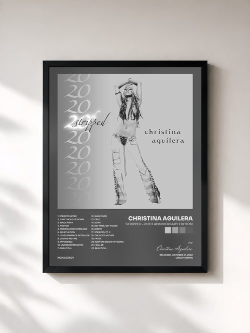 Christina Aguilera · Stripped - 20th Anniversary Edition — Stampa incorniciata