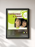 #noir Tableau de l'album Nova Bis Sertanejo - Chitãozinho E Xororó de Chitãozinho & Xororó, cadre noir, imprimé et encadré en France