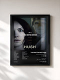 #noir Tableau de l'album Hush (Original Motion Picture Soundtrack) de The Newton Brothers, cadre noir, imprimé et encadré en France