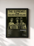 #noir Tableau de l'album The Supremes Sing Holland, Dozier, Holland de The Supremes, cadre noir, imprimé et encadré en France