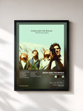 #noir Tableau de l'album The First Days Of Spring de Noah And The Whale, cadre noir, imprimé et encadré en France