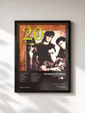 #noir Tableau de l'album Originales - 20 Exitos de Los Enanitos Verdes, cadre noir, imprimé et encadré en France