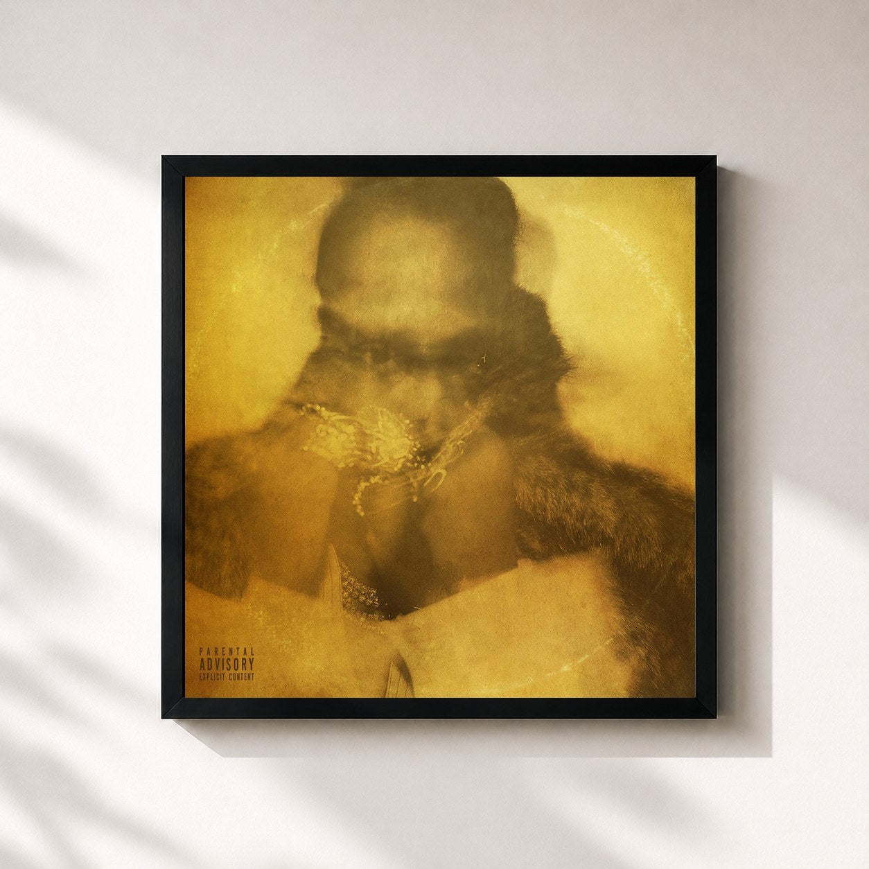#noir FUTURE by Future as a square framed art print, black 32x32 cm frame