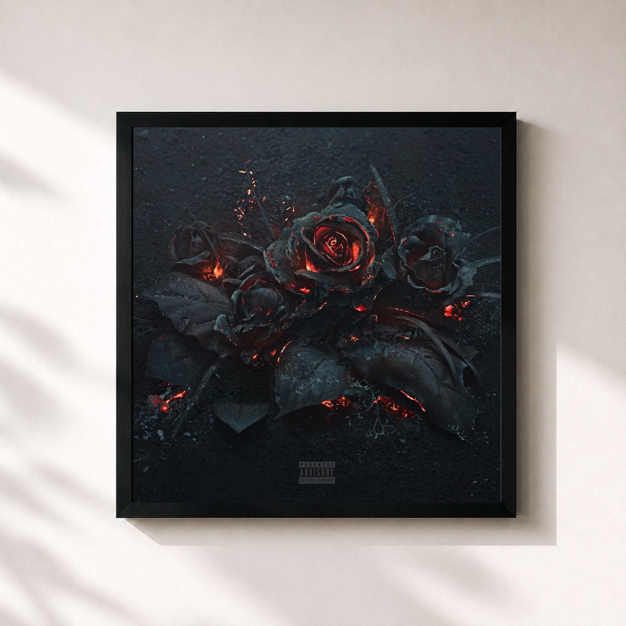 #noir EVOL by Future as a square framed art print, black 32x32 cm frame