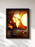 #noir Tableau de l'album Oppenheimer (Original Motion Picture Soundtrack) de Ludwig Goransson, cadre noir, imprimé et encadré en France