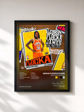#noir Tableau de l'album LeBron Flocka James 1 de Waka Flocka Flame, cadre noir, imprimé et encadré en France