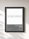 #noir Tableau de l'album Dandys Rule OK de The Dandy Warhols, cadre noir, imprimé et encadré en France