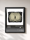 #noir Tableau de l'album We Don't Eat de James Vincent McMorrow, cadre noir, imprimé et encadré en France