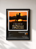 #noir Tableau de l'album O Melhor de Di Paullo & Paulino de Di Paullo & Paulino, cadre noir, imprimé et encadré en France