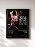 #noir Tableau de l'album Hit The Lights de Selena Gomez & The Scene, cadre noir, imprimé et encadré en France
