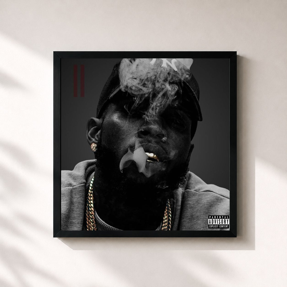 #noir The New Toronto 2 by Tory Lanez as a square framed art print, black 32x32 cm frame