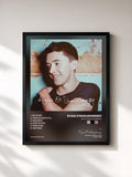 #noir Tableau de l'album Ryan O'Shaughnessy de Ryan O'Shaughnessy, cadre noir, imprimé et encadré en France
