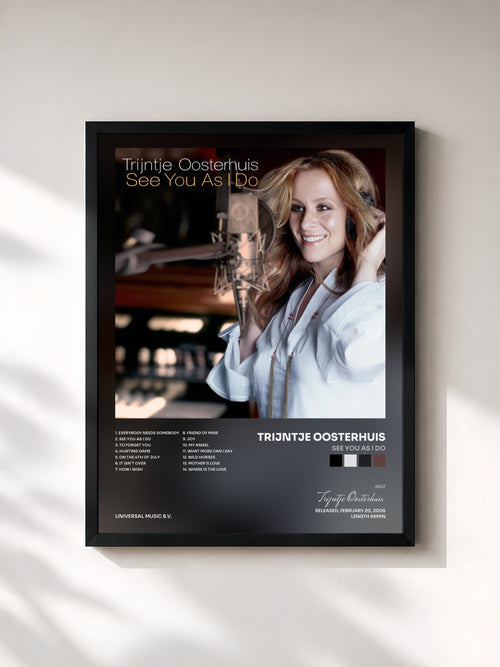 Trijntje Oosterhuis · See You As I Do — Affiche encadrée
