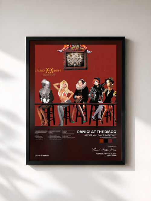 Panic! At the Disco · A Fever You Can't Sweat Out (20th Anniversary Deluxe) — Framed art print