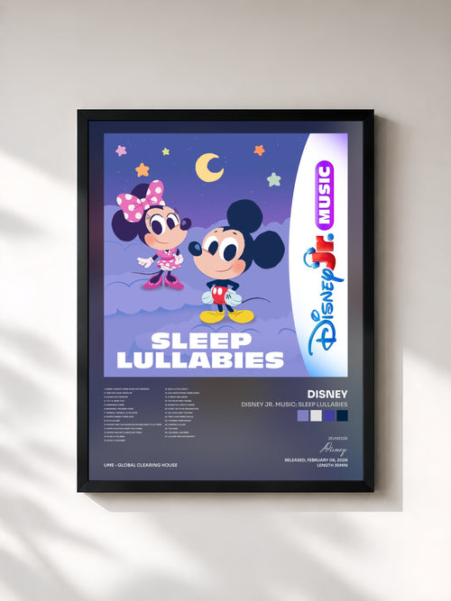 Disney · Disney Jr. Music: Sleep Lullabies — Gerahmter Kunstdruck