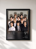 #noir Tableau de l'album NCT #127 Regulate - The 1st Album Repackage de NCT 127, cadre noir, imprimé et encadré en France