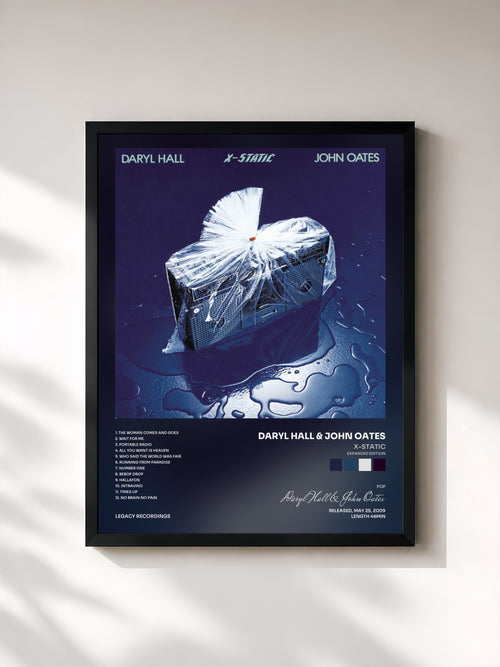 Daryl Hall & John Oates · X-Static (Expanded Edition) — Affiche encadrée
