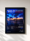 #noir Tableau de l'album Magic Island Radio Show Selections December 2013 de Roger Shah, cadre noir, imprimé et encadré en France