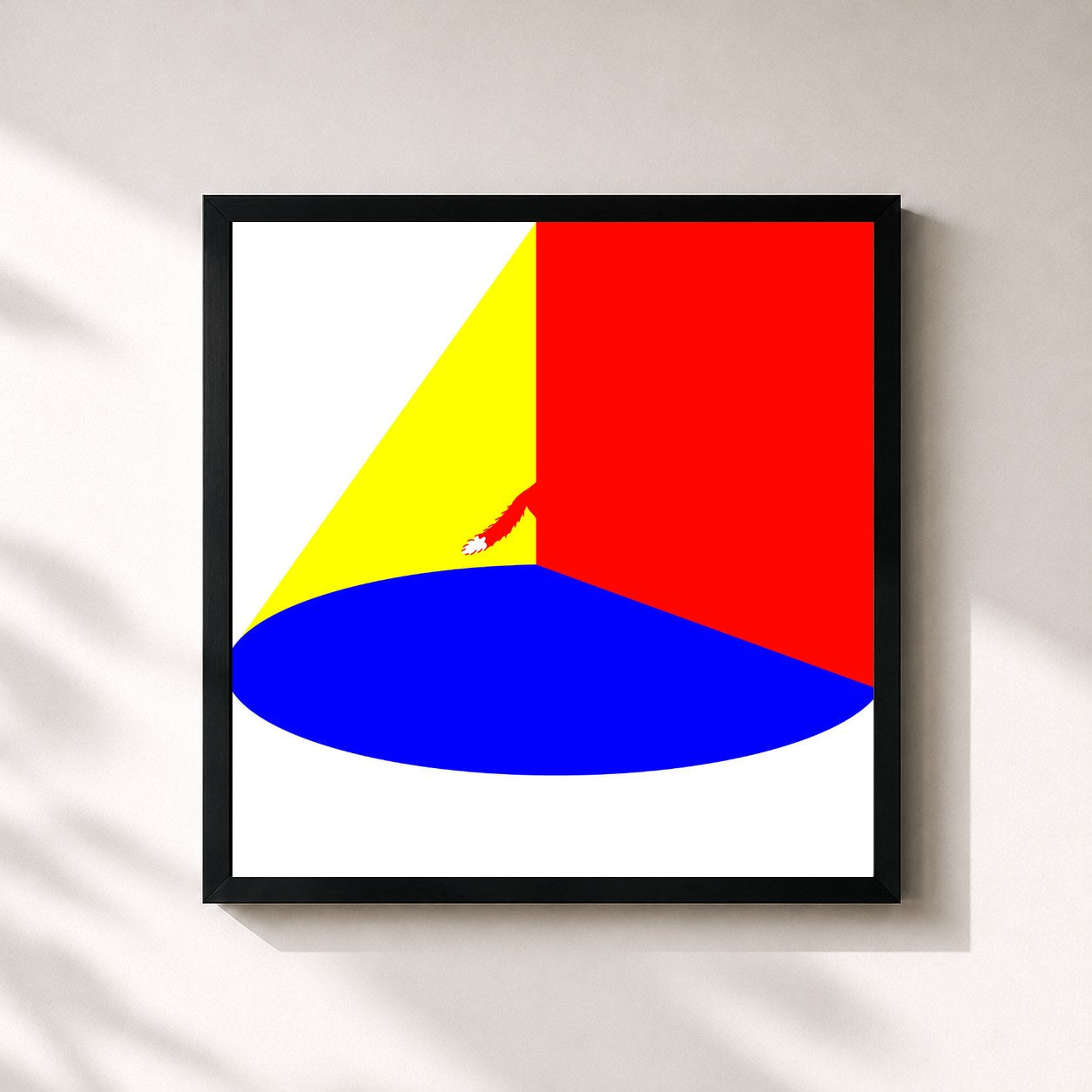 #noir Tableau carré de l'album 'The Story of Light' Epilogue - The 6th Album de SHINee, cadre noir 32x32 cm