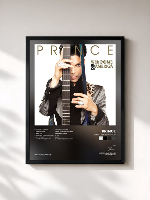 Prince · Welcome 2 America — Stampa incorniciata