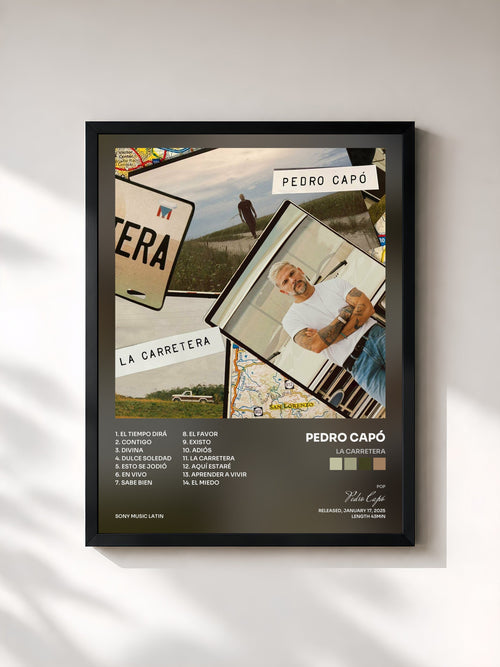 Pedro Capó · La Carretera — Stampa incorniciata