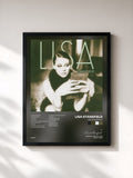 #noir Lisa Stansfield von Lisa Stansfield als gerahmter Kunstdruck, schwarzer Rahmen, gedruckt und gerahmt in Frankreich