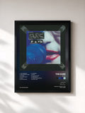 #noir Paris von The Cure als gerahmter Kunstdruck, schwarzer Rahmen, gedruckt und gerahmt in Frankreich