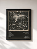 #noir Tableau de l'album Mirror Ball de Neil Young, cadre noir, imprimé et encadré en France