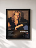 #noir The One Thing by Michael Bolton as a framed art print, black frame, printed and framed in France
