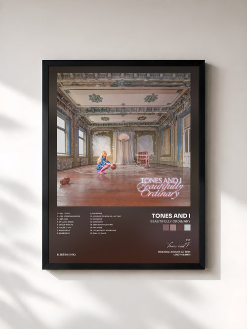 Tones and I · Beautifully Ordinary — Framed art print
