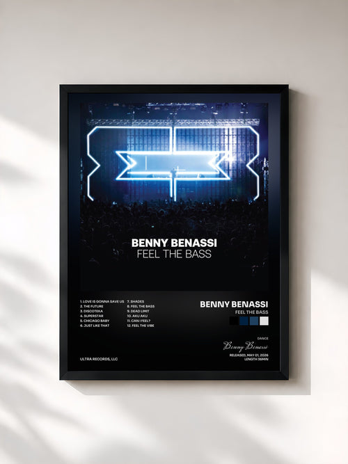 Benny Benassi · Feel The Bass — Stampa incorniciata