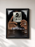 #noir I Used To Know Her di H.E.R. in stampa incorniciata, cornice nera, stampata e incorniciata in Francia