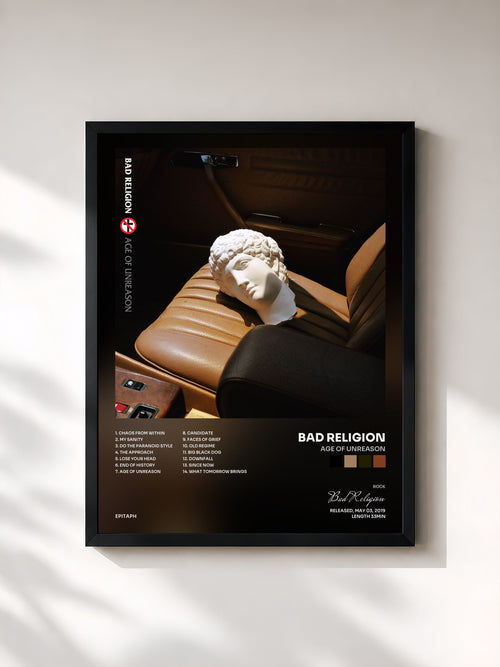 Bad Religion · Age Of Unreason — Lámina enmarcada