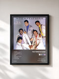 #noir To Be Continued... by The Temptations as a framed art print, black frame, printed and framed in France