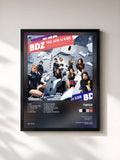#noir Tableau de l'album BDZ de TWICE, cadre noir, imprimé et encadré en France