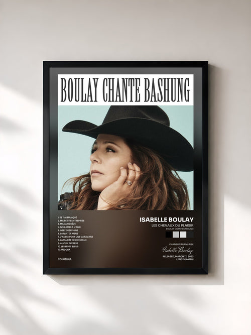 Isabelle Boulay · Les chevaux du plaisir (Boulay chante Bashung) — Stampa incorniciata